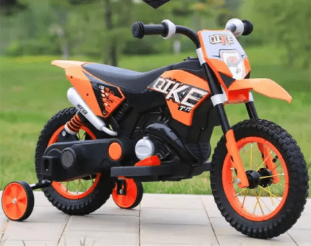 Kiddies Electric Pit Bike - Orange