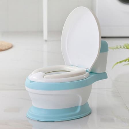 Toddler Training Potty with Cushioned Seat Ring - Blue