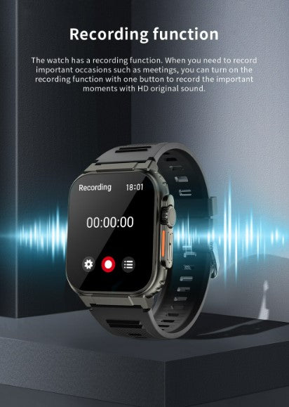 A70 Smart Watch  for Men/Women - Black