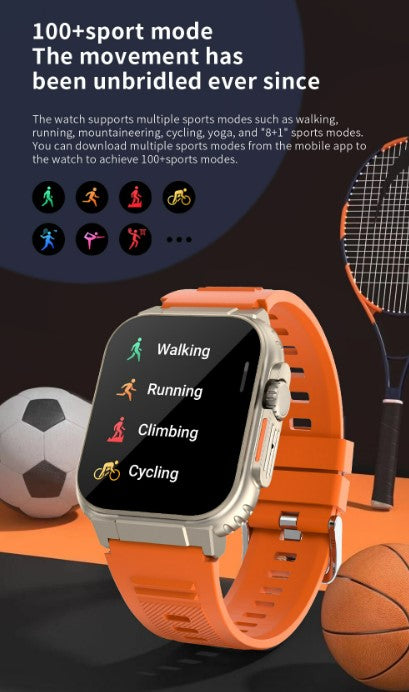 A70 Smart Watch  for Men/Women - Black