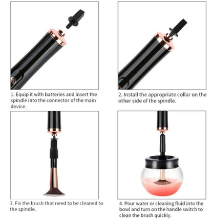 Electric Makeup Brush Cleaner - White_1