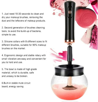 Electric Makeup Brush Cleaner - White_2