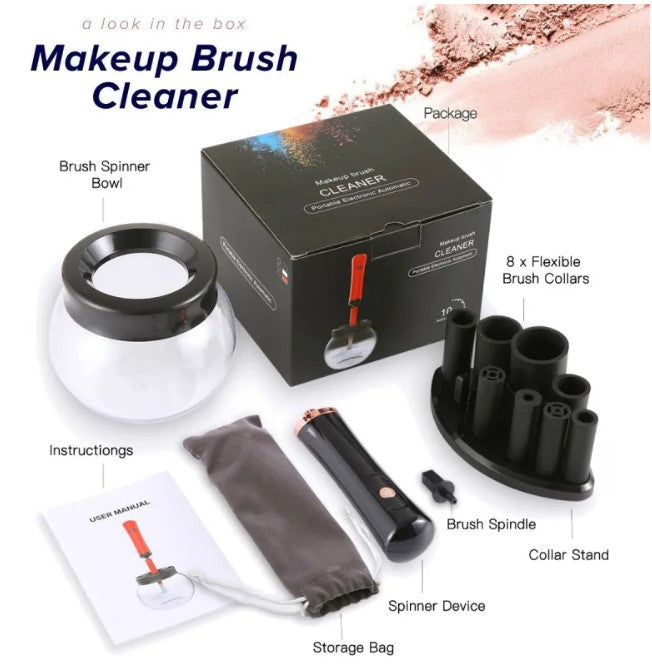 Electric Makeup Brush Cleaner - White_4