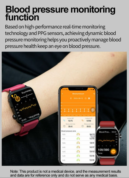 New ET580 Smartwatch - Red