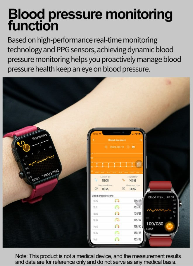 New ET580 Smartwatch - Black